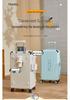 Women's Lightweight Travel Suitcase - Five-Wheel, 24"/28" Options, Large Capacity, Corner Protectors