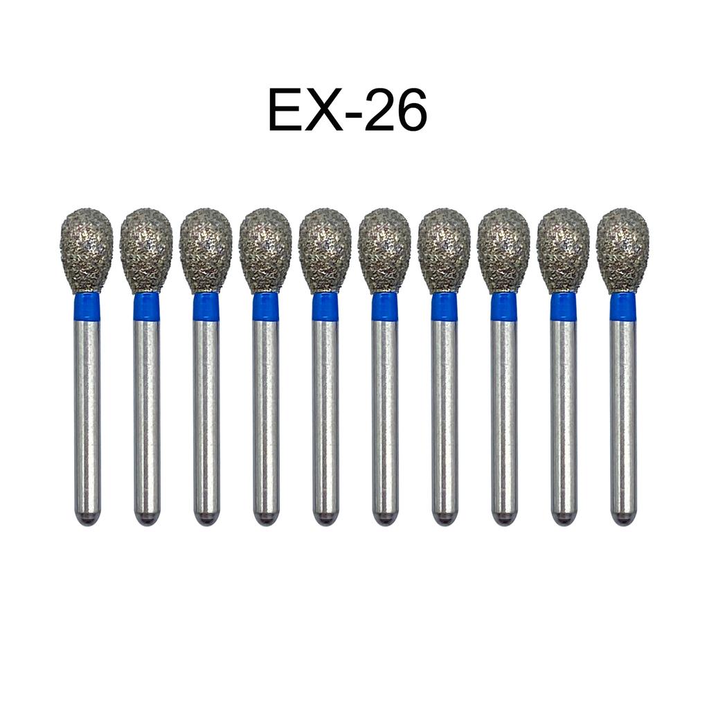 Nun Ck 10 Stück/Packung Dental Diamantbohrer für Hochgeschwindigkeits-Handstück Zahnarztbohrer FG-Serie Durchmesser 1,6 mm