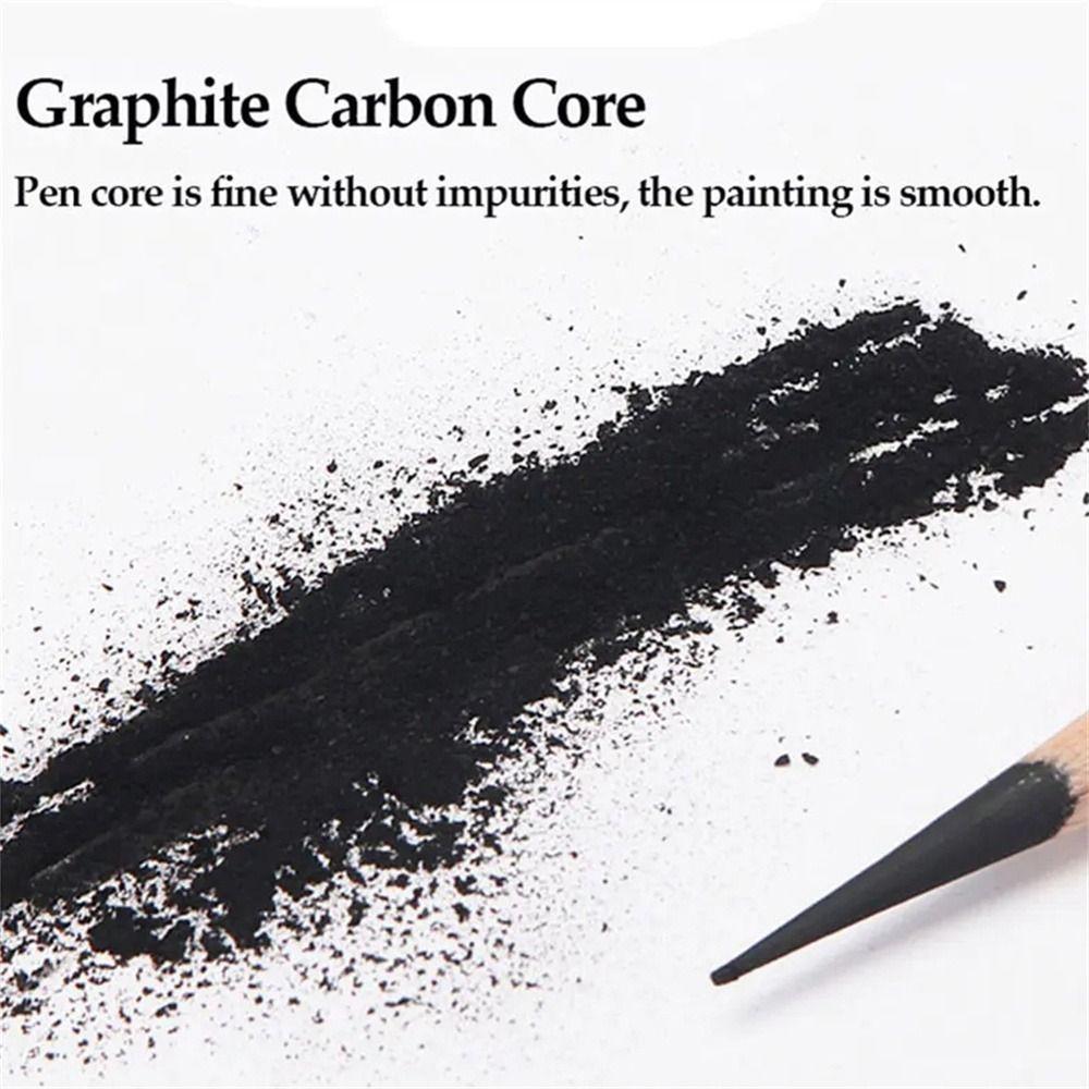 2H-8B Wooden Lead Pencils Graphite Shading Drawing Pencil Artists Sketch Pencil  Art Supplies