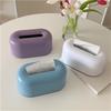 Elegant Plastic Tissue Box Table Organizers Kitchen Bedroom Storage Box Living Room Office Removable Paper Tissue Box