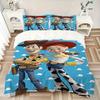 3pcs Toy Story Woody & Jessie Printed Quilt Set Soft and Comfortable Quilt Cover for Bedroom, Guest Room Bedding Set D090