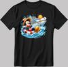 Mickey Mouse Summer Vibe Short Sleeve White-Black Men's / Women's T-Shirt F558