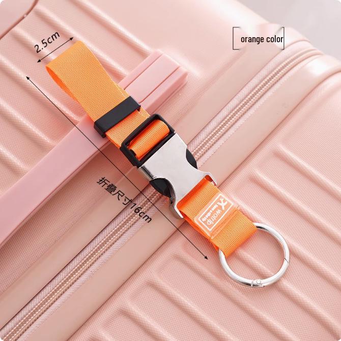 

Outdoor Backpack Buckle: Suitcase Hook, Lanyard, Strap for Travel and Mountaineering оранжевый