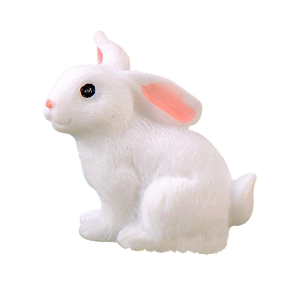 

Украшение в виде кролика Практичное Креативное Милое Изысканное Живое Статуэтка кролика Интересная Многофункциональная Маленькая фигурка кролика