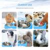 Pet constant temperature heating bowl, outdoor and indoor cat and dog constant temperature bowl, food-grade stainless steel doub
