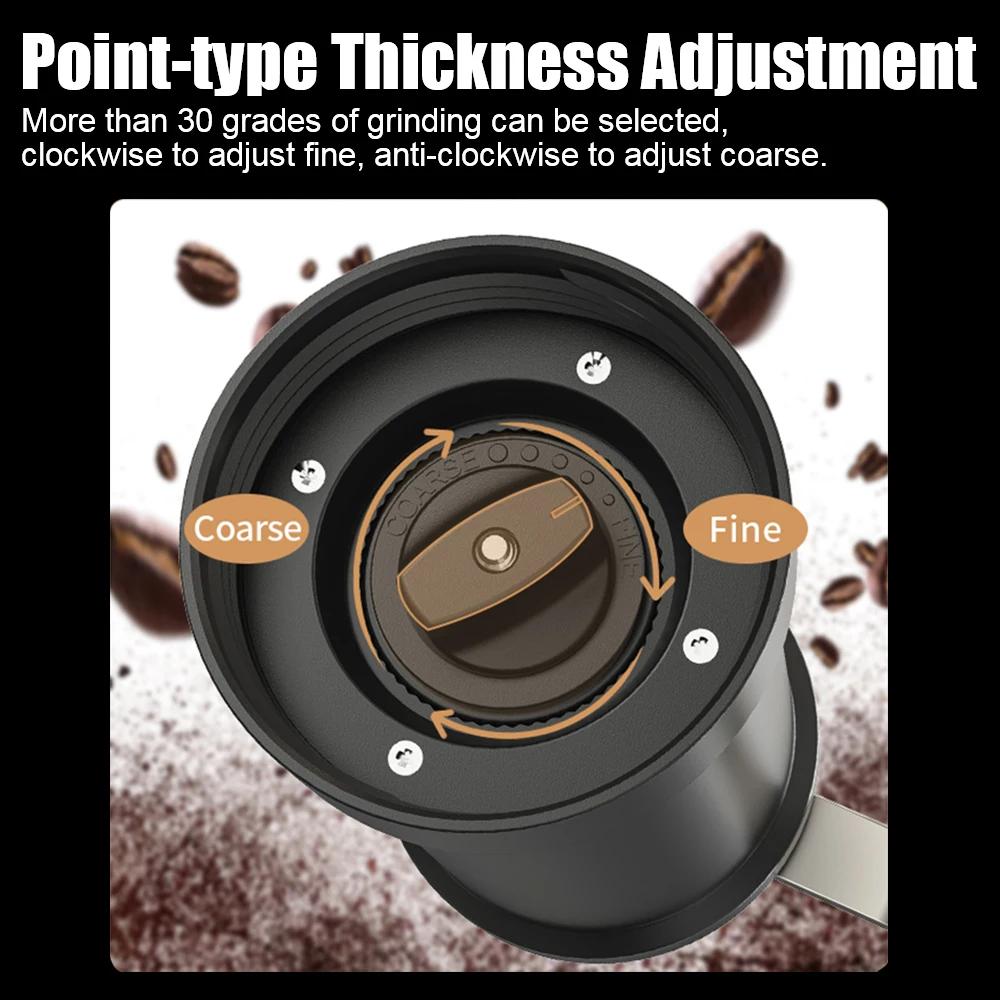 Kaffeemaschine Haushalt Handkurbel Bohnenmühle Küchenwerkzeug Keramik-Schleifkern Kleine manuelle Mühle Kaffeebohnenmühle