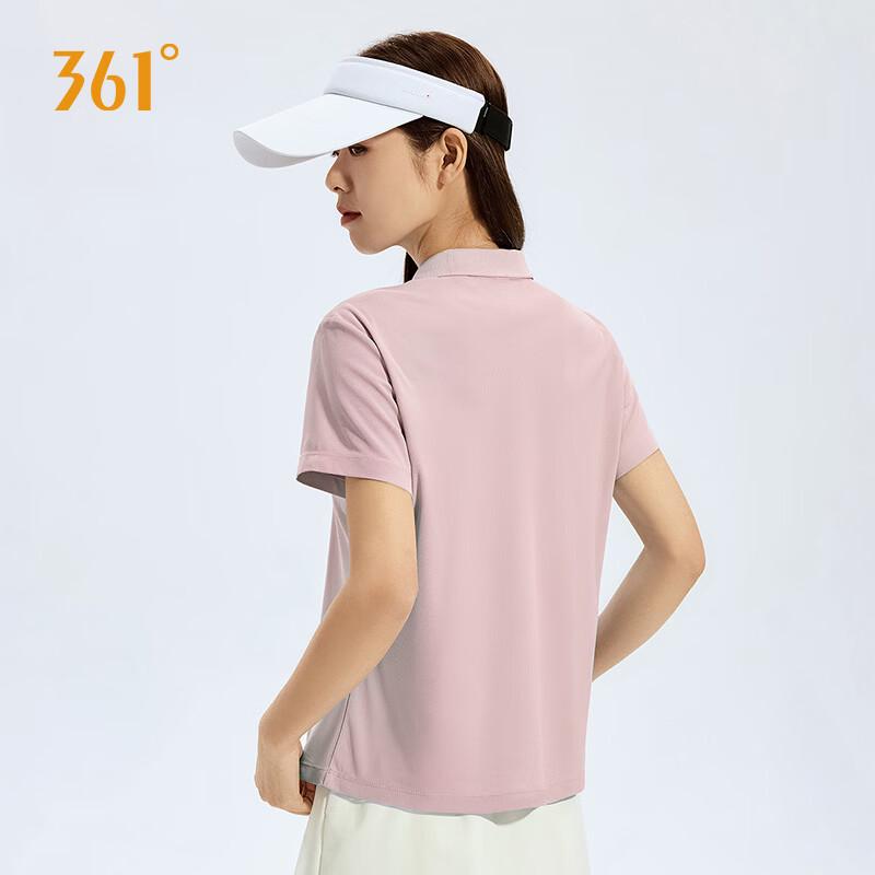 361° Women's Cool-Feel Antibacterial Short Sleeve Polo Shirt
