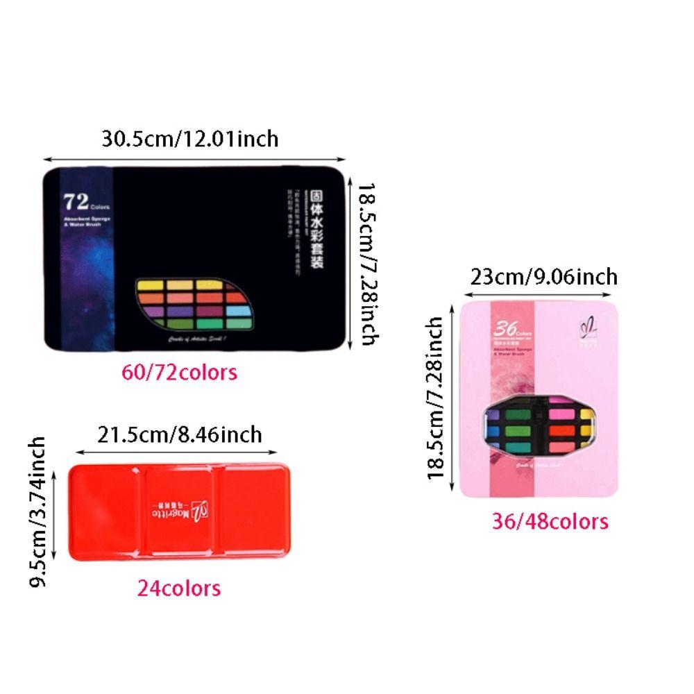 15/16Pcs Solid Pigment Watercolor Paint Set Watercolor Pigment Set  Starter Artists