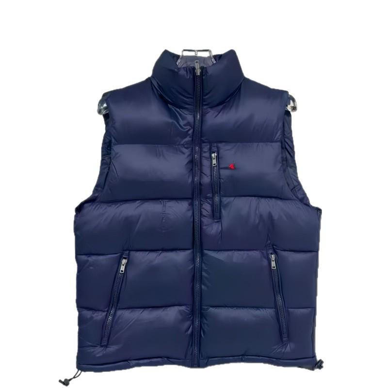 Wyjątkowa kamizelka puchowa bez rękawów z kołnierzem stojącym - Ciepła, pogrubiona i codzienna na zimę