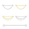 Titanium Alloy Nose & Ear Stud Chain Piercing Jewelry
