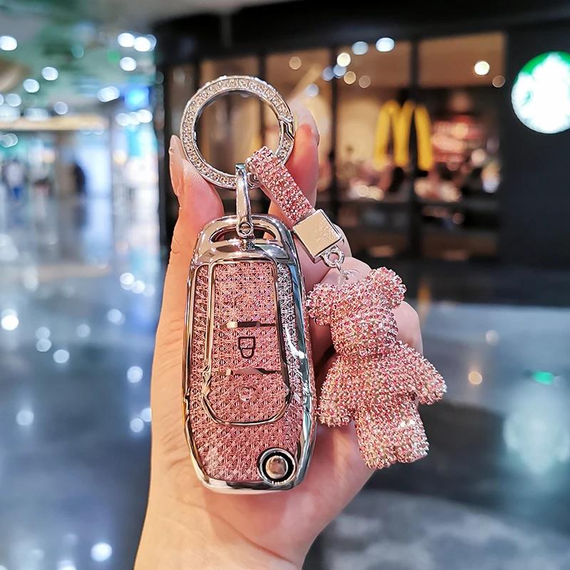 Suitable For Ford Mondeo Keycase Focus Edge Explorer Fiesta Escort Taurus Ecosport Keycover Keyshell Keychain Car Key Bag