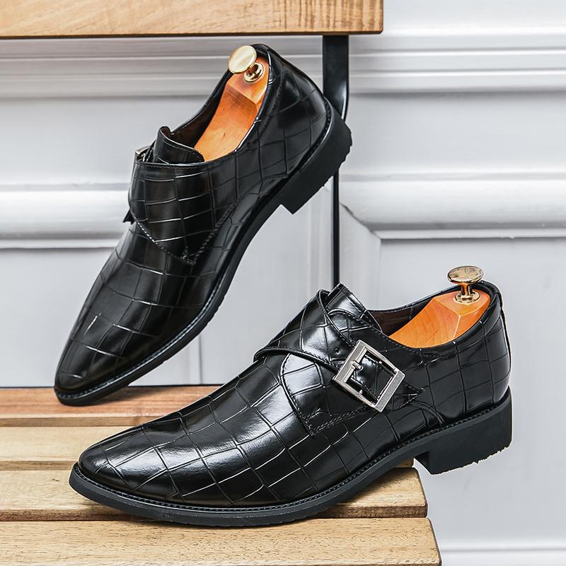 

Модная обувь кожаная для мужчин деловая формальная новая обувь платье теннис де хомбре мокасины мокасин теннис кабальеро дизайнерская мода 38 чёрный