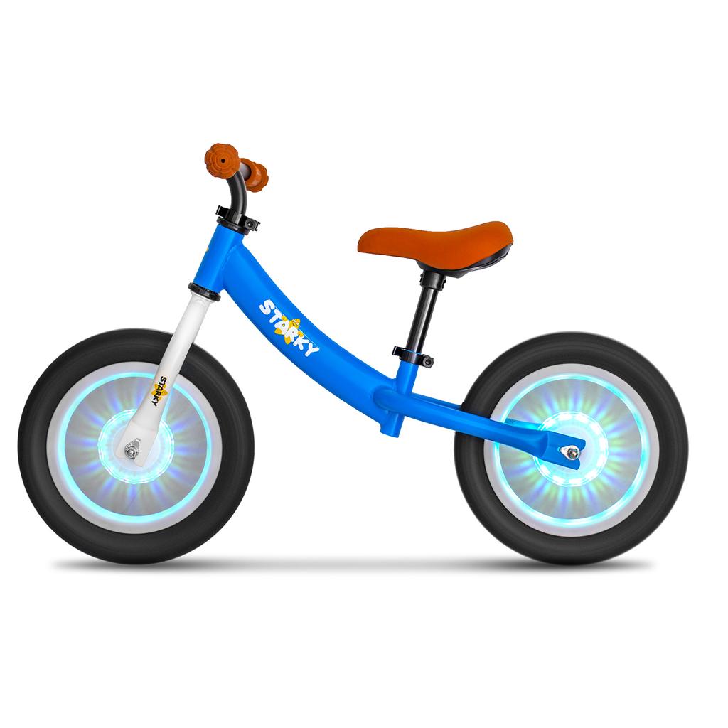 Rowerek biegowy, rowerek dziecięcy, pompowane koła, 12 świecących kół