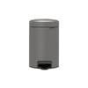 Poubelle À Pédale - Brabantia - NewIcon - 3L - Mineral Concrete G - Gris