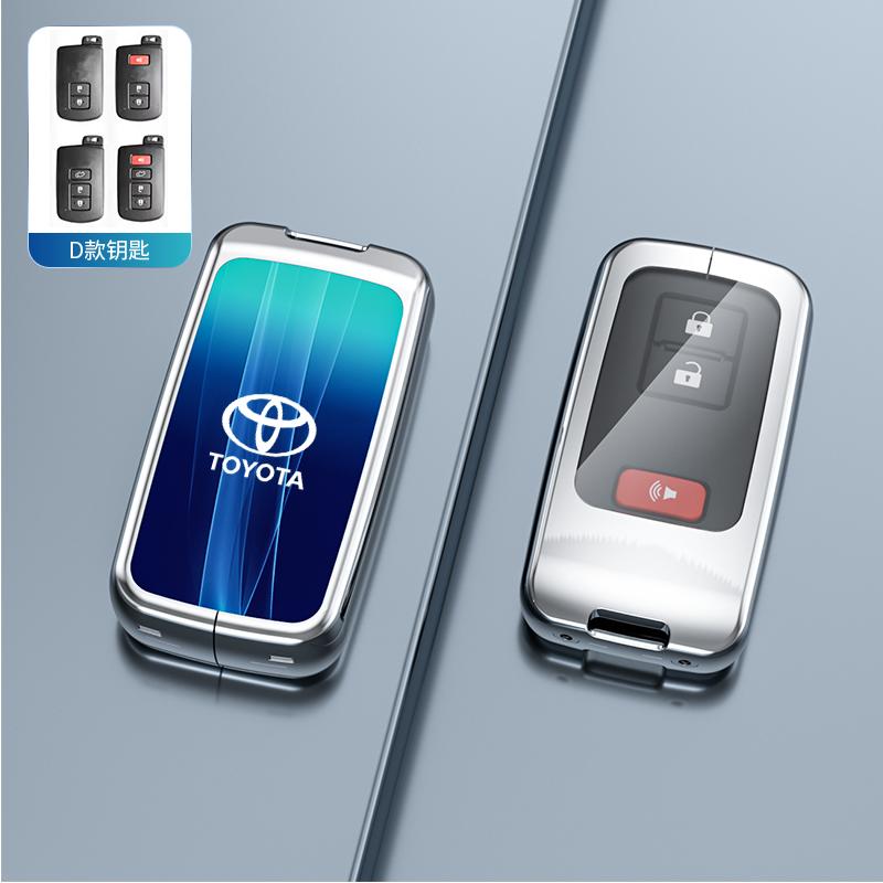 

2026 Hot For Toyota Hub Caps Newly Car Key Case Cover Protective Shell Fob For Toyota RAV4 Highlander Avalon Sequoia Tundra Taco
