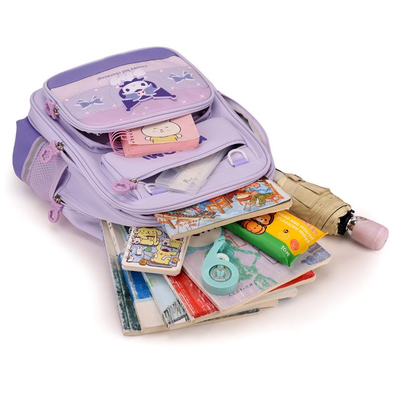 Elementary school bag new grade backpack girl primary school students reduce the burden of large-capacity children's backpack