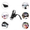 Multifonction Support telephone vélo moto, Universel Support Vélo Téléphone Silicone Réglable pour iPhone X/ 8/8 Plus/7/7 Plus Huawe