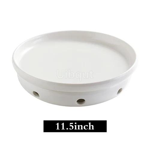 Creative Dry Pot Bowl Alcohol Candle Plate Set Ceramic Heating Furnace Heat Preservation Dish Water Boiled Fish Plate Tableware