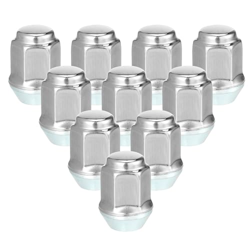 

VekAuto Гайки колесные для Fo rd Focus Do dge Grand Caravan Прочные M12 x 1.5 Углеродистая сталь Серебристый тон Гайки колесные комплект из 10 штук