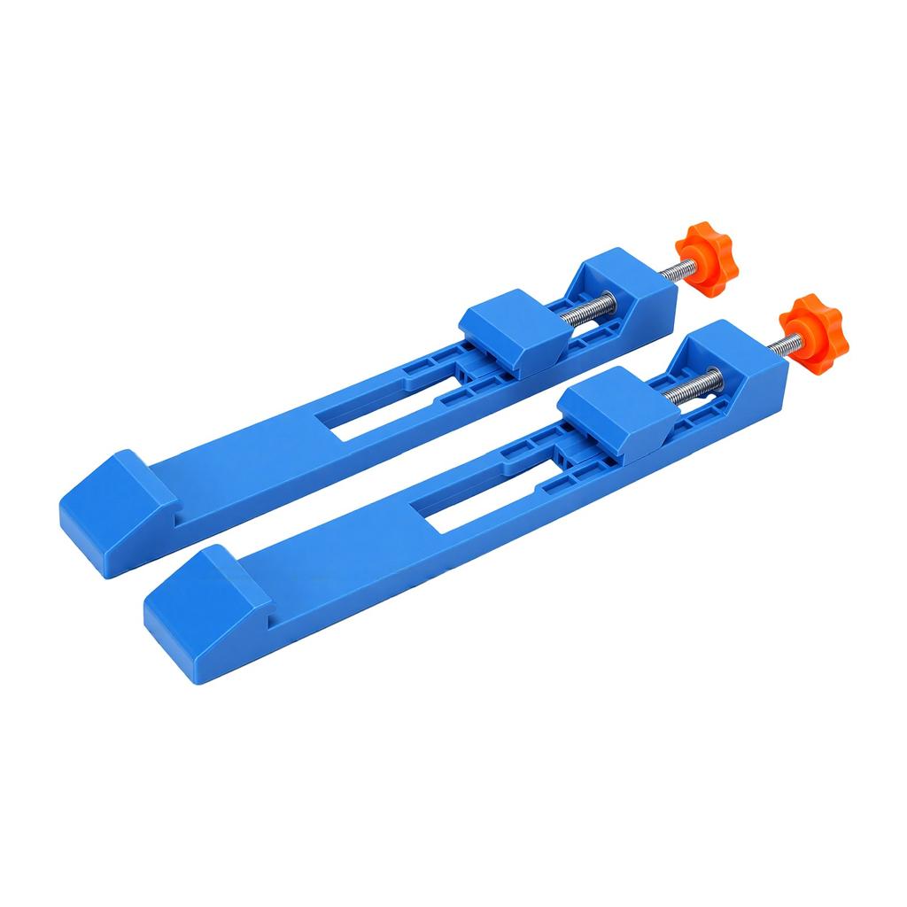 2pcs Adjustable Cutting Machine Base Guide ABS Circular Saw Milling Positioning Clamp for Woodworking