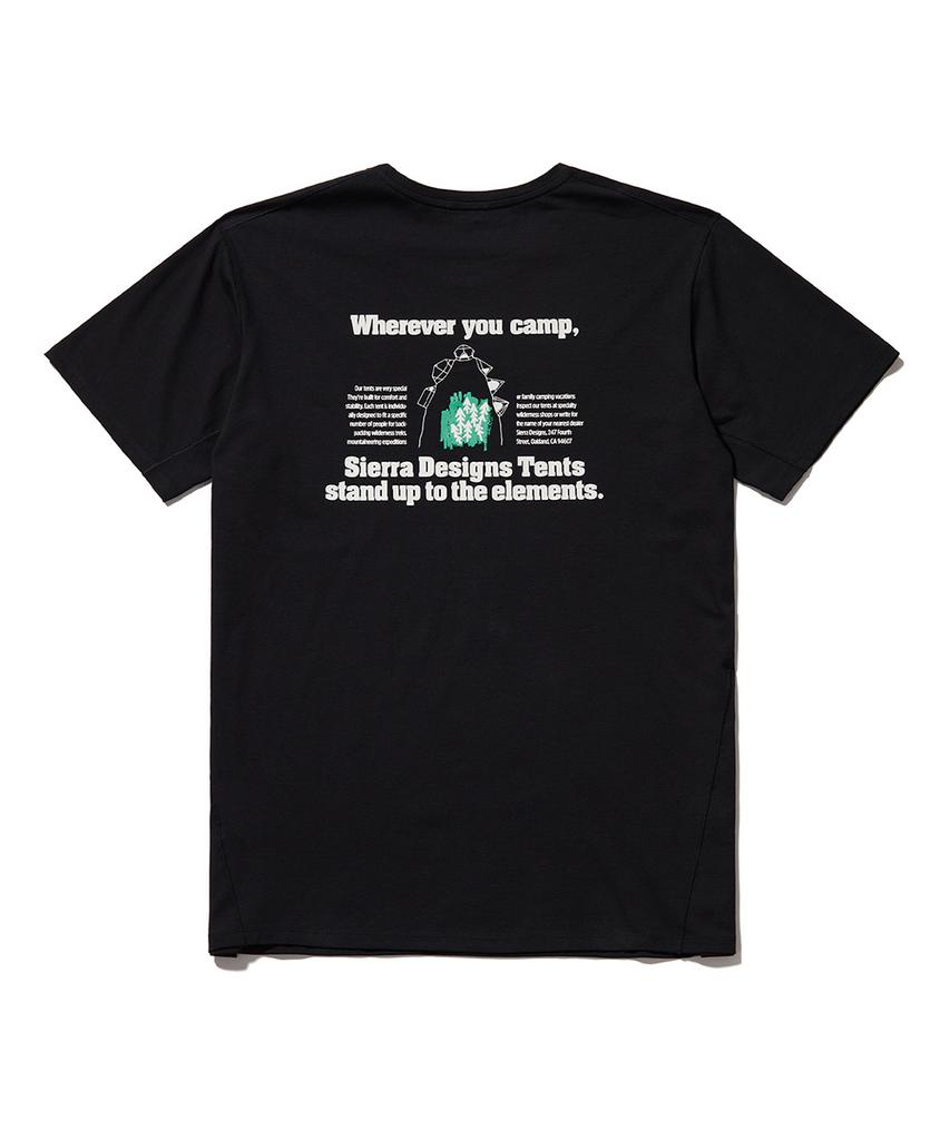 SIERRA DESIGNS Basecamp Sorona Cool Short Sleeve T-Shirt Black