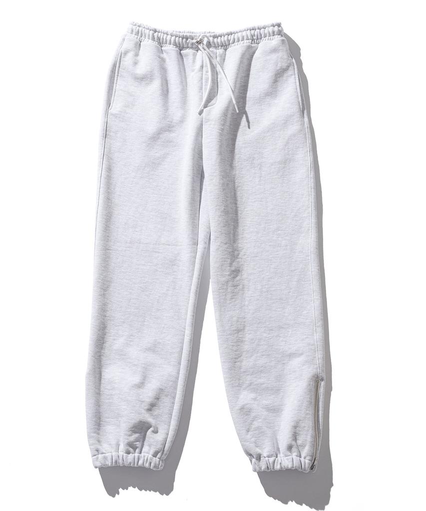 GRAN TURISMO Excella Zipper Semi-Wide Jogger Pants 1% Grey