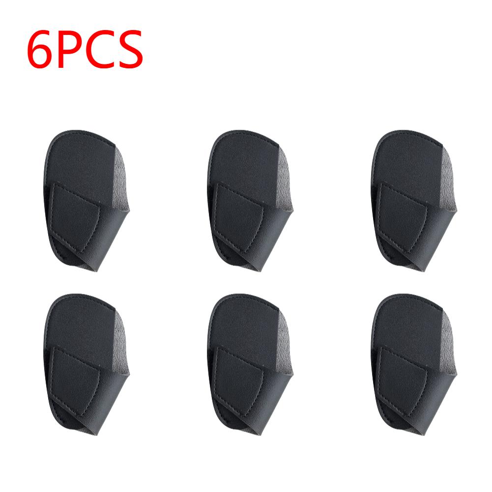 1-10 Stück Tragbare Golfschlägerhauben PU Leichtgewichtige Golfschlägerkopf Leder Wedges Abdeckungen Outdoor Golf Sport Zubehör für Golfer