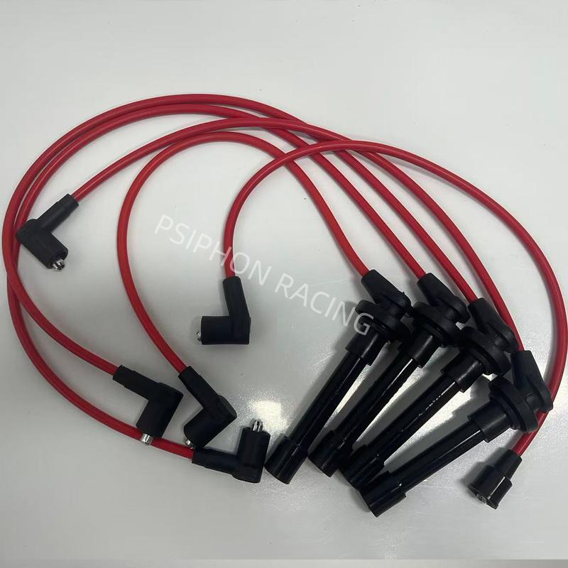 RED Ignition Coil Spark Plug Leads for Honda Civic EG EJ EK Del Sol D15 D16 Engine