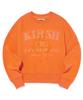 KIRSH Uni Vintage Graphic Sweatshirt [Melange Orange]