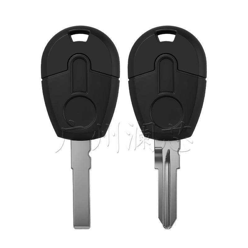 Straight-Type GT15R SIP22 Ignition Key Shell for Fiat (Buttonless, No Seat)