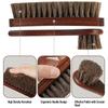3Pcs Horsehair Shine Shoes Brush Kit Cleaning Leather Shoes Boots Care Brushes Suede Cleaner Brush with Microfiber Shoe Cloth