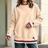 Women's Long Sleeve Casual Sweatshirt Loose Fit Pullover Top for Daily Wear