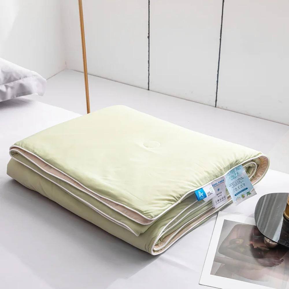 Cooling Fabric Summer Cooling Quilt Solid Color Cooling Blanket Summer Thin Quilt Dormitory