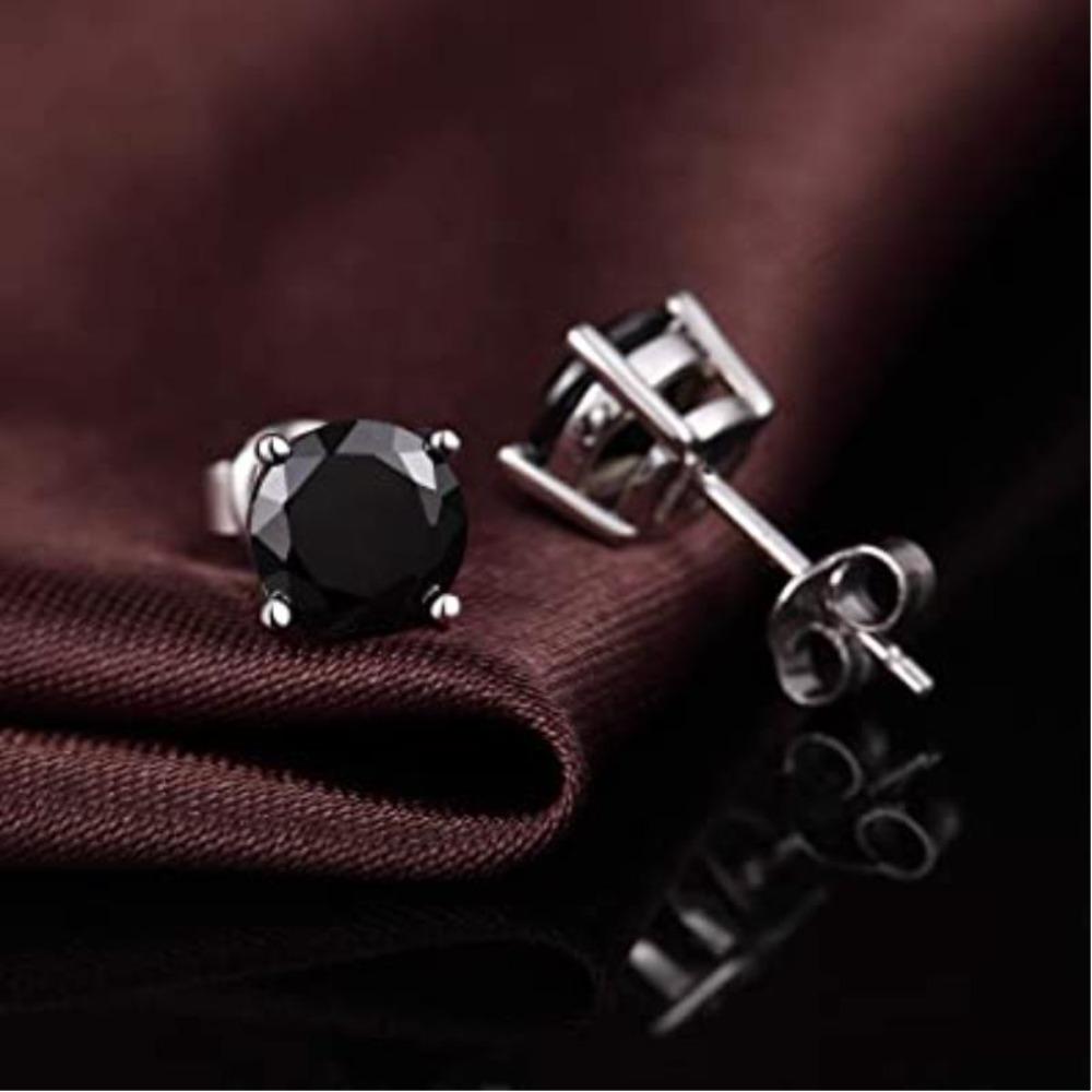 Black Awn Classic Stud Earrings Black Earrings for Women Stud Earring Jewelry Gift
