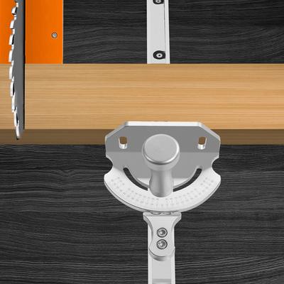 Universal Table Saw Miter Gauge Assembly Aluminum Angle Push Ruler Quick Positioning with 27 Angle