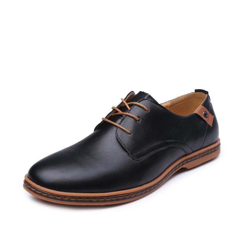 2025 new men's casual leather shoes foreign trade large size board shoes business casual men's shoes foreign trade shoes