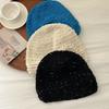 Hollow Flower Knitted Caps Hand-woven Beanies Cap Casual Sequin Crochet Hat  Spring Summer