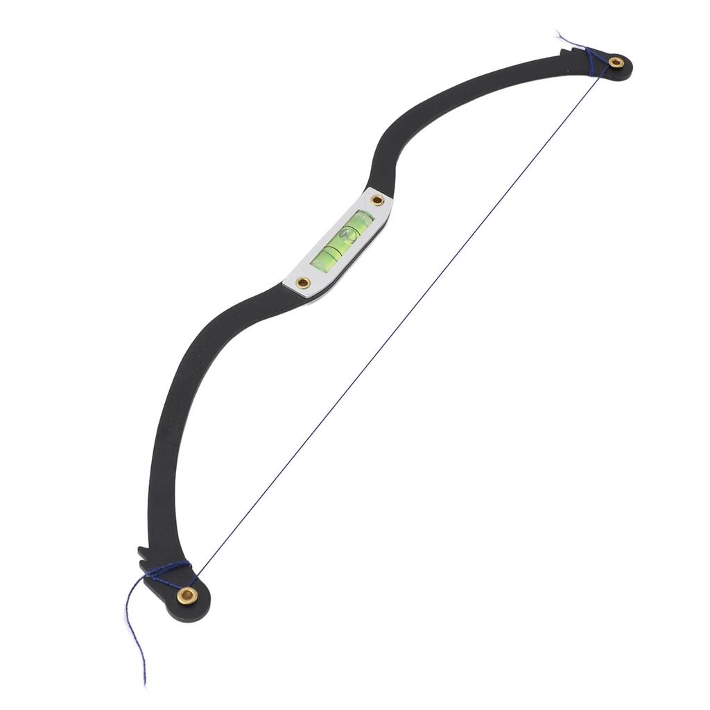 Horizontal Bead Mapping Ruler Professional Eyebrow Measure Ruler with String for Microblading Black