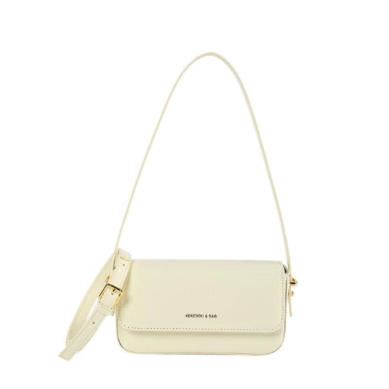 Glossy Patent Leather Fashion Underarm Bag Simple Light Luxury Texture Crossbody Bag Women's  New Commuter Small Square Bag