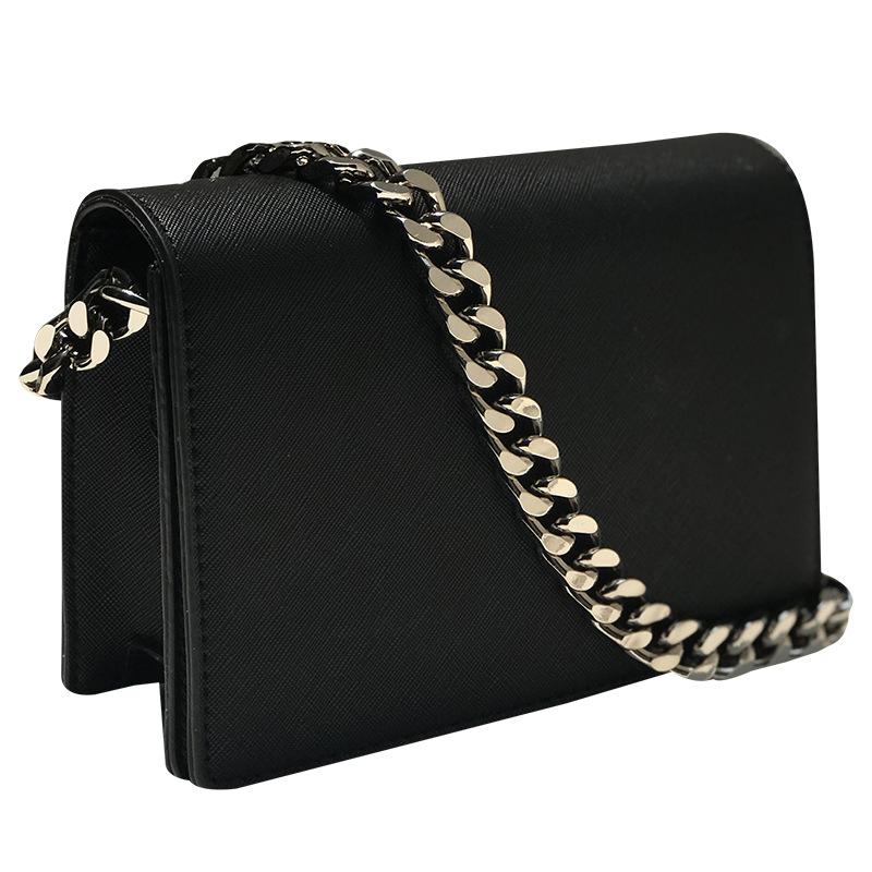 ins super fire thick chain Hong Kong style small bag women's new high-end versatile fashion chain single shoulder oblique span bag