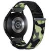 For Samsung Galaxy Watch3 45mm/Huawei Watch GT 3 Pro 46mm Watch Band 22mm Camouflage Nylon Adjustable Loop Wrist Strap