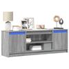 VidaXL TV Cabinet with LED Sonoma Grey 139.5x34x50 Cm Engineered Wood 852199