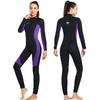 European & American 3MM Wetsuit: Unisex Long Sleeve Snorkeling & Surfing Suit for Cold-Proof Winter Swimming