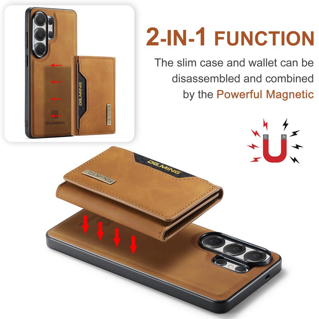 2 In 1 Detachable Wallet Magnetic Card Holder Case for Samsung Galaxy S26 Ultra S25 Plus S24 S23 FE A16 A26 A56 A55 A35 Cover