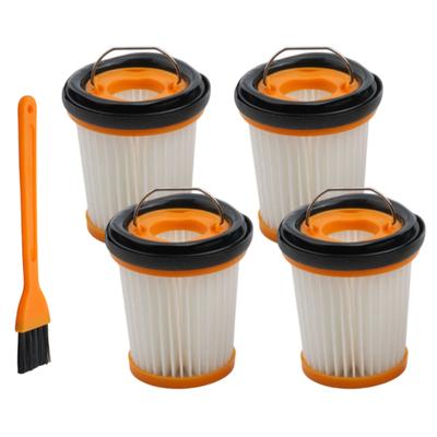 Effective Filter Mesh for Shark W1 W2 W3 Wv200 Wv205 Set of 4 Filters + Brush