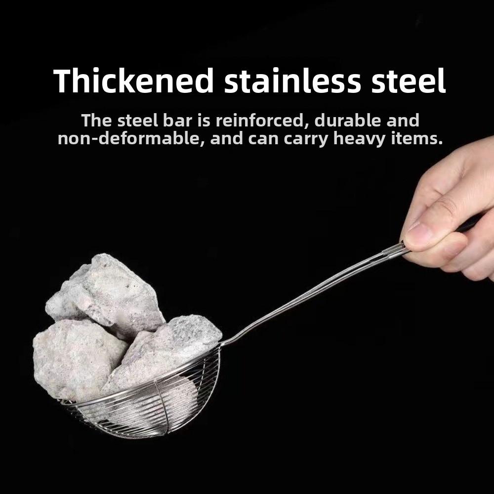 6cm 8cm 10cm Pearl Colander Stainless Steel Pearl Spoon Filter New Tapioca Scoop  Kitchen Utensil