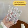 Portable 56-Compartment Two-Week Pill & Nail Art Storage Box
