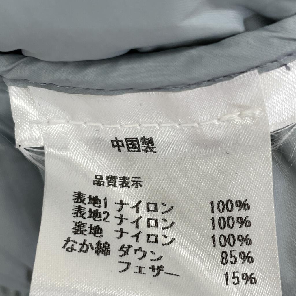 Red Valentino KR3CN00B Gray X Black Mesh Dot Short Down Jacket Jacket 40 grayUsed