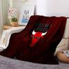 Chicago Bulls Logo Flanellen Deken, Zacht Polyester, Modern Ontwerp, Voor Alle Seizoenen voor Kamperen, Reizen, Cadeaus voor Feestdagen of Verjaardagen