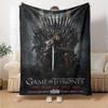 1pc Game of Thrones Flannel Blanket Soft Warm Throw for Home, Office, Travel, All-Season Cozy Bedding GiftL1177